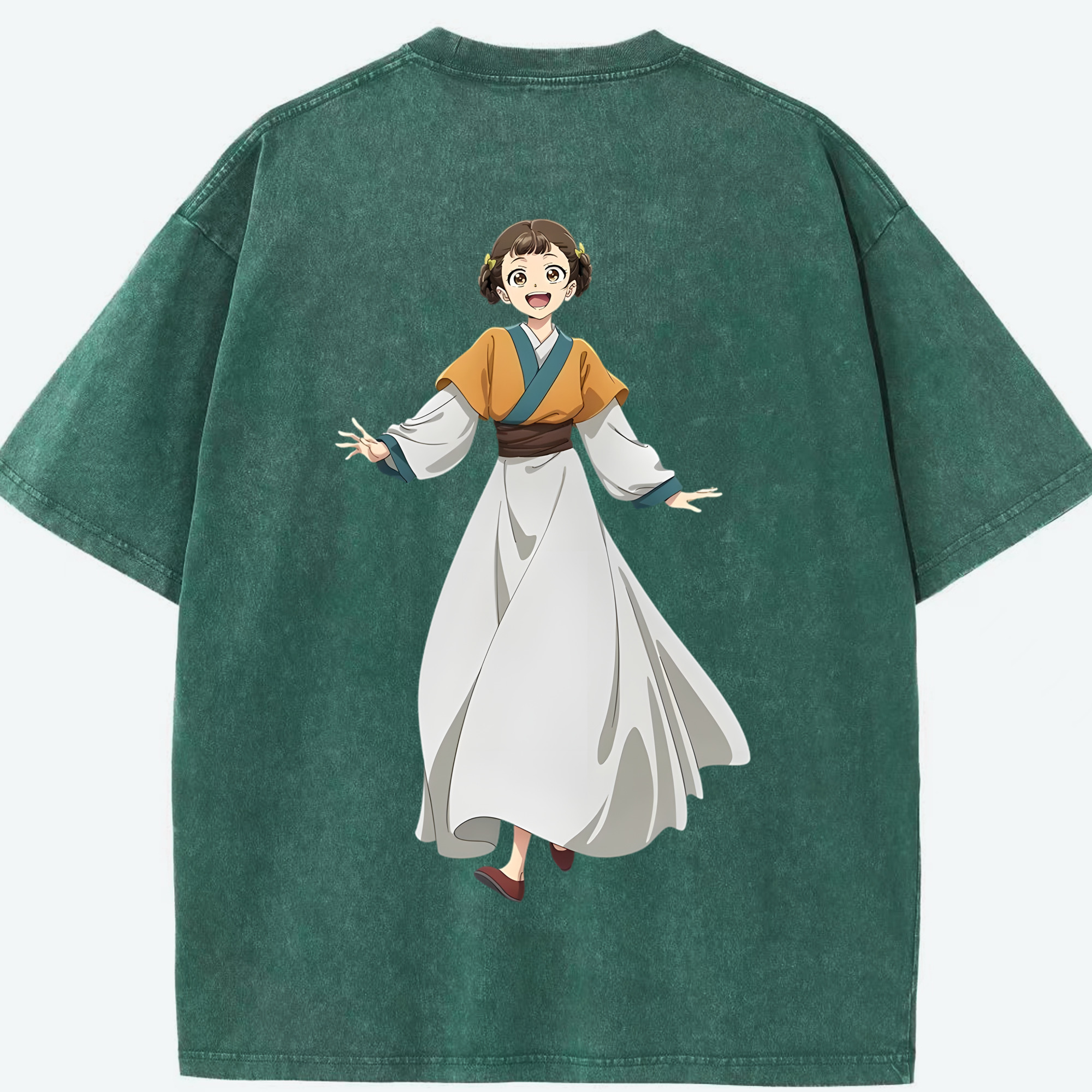 （画像用） 薬屋のひとりごと The Apothecary Diaries 綿100% ヴィンテージ風 半袖Tシャツ（背面プリント）